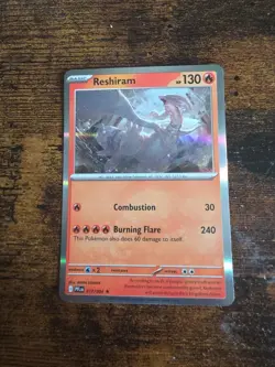 Reshiram 017/094 Me02: Phantasmal Flames Holo (Chaos Rising Blister Promo Card) - Image 1