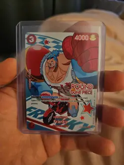 One Piece x Round 1 Franky Promo Card ST21-011 (English) - Image 2