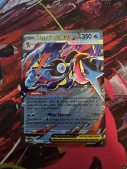 Mega Greninja ex 022/086 – Chaos Rising – Near Mint Pokemon Card - Image 1