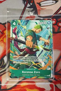 One Piece Card Game - P-114 Roronoa Zoro - Convention Promo - Image 1