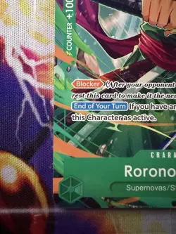 One Piece Card Game - P-114 Roronoa Zoro - Convention Promo - Image 4