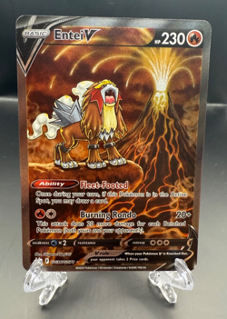 Pokemon TCG: Entei V GG36/GG70 - Crown Zenith - Ultra Rare NM - Image 1