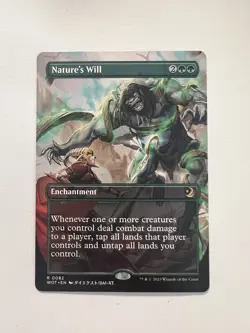 Nature's Will - BORDERLESS Anime - MTG Wilds of Eldraine: Enchanting Tales - NM - Image 1