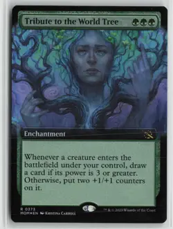 Tribute to the World Tree (Extended Art) LP Foil 373 March of the Machine MTG - Image 1