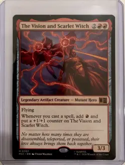 MTG Marvel Super Heroes Jumpstart- The Vision and Scarlet Witch #0707 M Regular - Image 1