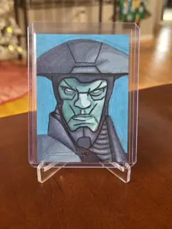 Rebeca Louro Fifth Brother SILVER SKETCH Card 2024 Topps Star Wars Galaxy Chrome - Image 1