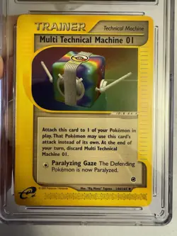 2002 Pokemon - Multi Technical Machine 01 - Expedition 144/165 CGC 10 Gem Mint! - Image 3