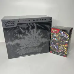 Pokemon TCG Mega Evolution Pitch Black Elite Trainer Box + Booster Bundle - Image 1