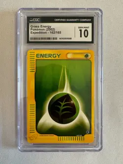2002 Pokemon - Grass Energy - Expedition E-Reader 162/165 - CGC 10 GEM MINT! - Image 1