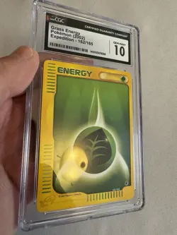 2002 Pokemon - Grass Energy - Expedition E-Reader 162/165 - CGC 10 GEM MINT! - Image 4