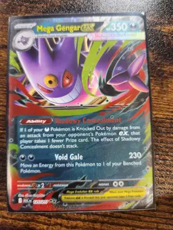 Mega Gengar ex 125/217 Double Rare Ascended Heroes Pokemon Holo Near Mint - Image 1