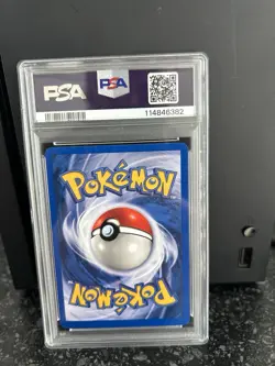 Charizard Dracaufeu 1999 Pokemon Base Set French 4/102 Holo Rare PSA 8 - Image 2