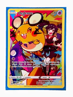 Dedenne TG07/TG30 2022 Pokemon SWSH09 Brilliant Stars Trainer Gallery Full Art - Image 1