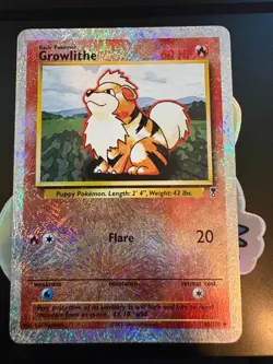 Growlithe Legendary Collection Reverse Holo 45/110 Pokemon WOTC Vintage HP - Image 1