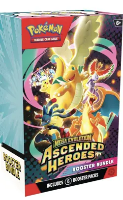 Pokemon TCG Mega Evolution—Ascended Heroes Booster Bundle Box 6 Packs English - Image 1