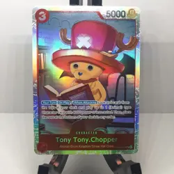 One Piece CCG OP08-007 Tony Tony Chopper Super Rare Foil NM/MT - Image 1