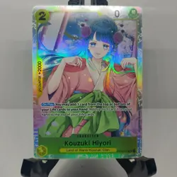 One Piece CCG OP06-106 Kouzuki Hiyori Super Rare Foil NM/MT - Image 1
