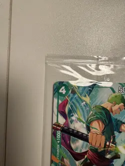 One Piece TCG Roronoa Zoro P-114 Convention Exclusive Promo Card English - Image 3