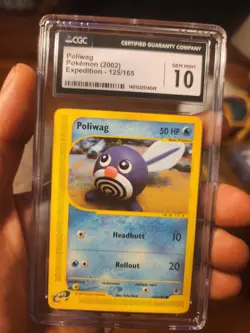 (POP 21) CGC 10 GEM MINT 2002 Poliwag Pokemon Expedition 125/165 - Image 2