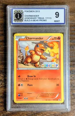 Pikachu & Charmander Pokemon Build-A-Bear Workshop Promo 2 Card Lot P1S 9 - Image 3