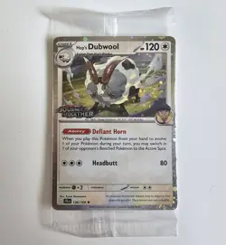 Pokemon Journey Together Hop’s Dubwool 136/159 Best Buy Promo Card - Image 1