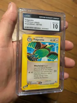 (POP 16) CGC 10 GEM MINT Pokemon 2002 Expedition Base Set 88/165 Pidgeotto - Image 2