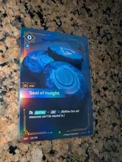 Riftbound Origins Seal of Insight 120/298 OGN Gear Card English 2025 - Image 4