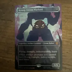 MTG / Krang, Utrom Warlord / TNMT Borderless / NM - Image 1