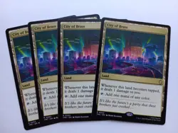 MTG - 1x City of Brass - TMNT - NM - Image 1