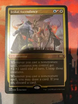 MTG Double Masters 2022 Jeskai Ascendancy Foil Etched - Image 1