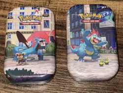 Pokemon TCG Lumiose City Mini Tin Lot Of 2 New Factory Sealed - Image 1