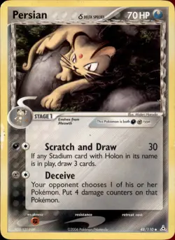 Persian (Delta Species) 48/110 - Pokemon Holon Phantoms - Image 1