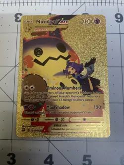 Pokemon Mimikyu Vmax Gold Foil - Image 1