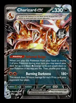 CHARIZARD EX -196 196 HOLO P SCARLET & VIOLET PROMO POKEMON NM - Image 1