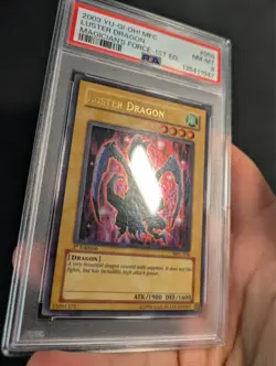 Yugioh Luster Dragon MFC-058 1st Edition Ultra Rare PSA 8 NM-MT! - Image 3