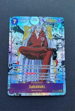 ONE PIECE Sakazuki OP16-065 Manga Alternate Art CUSTOM/PROXY - Image 1
