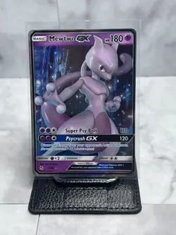 Pokemon TCG Mewtwo GX Hidden Fates 31/68 Holo Ultra Rare NM - Image 1