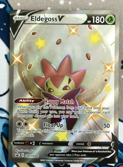 Pokemon Card Eldegoss V SWSH084 Black Star Promo Near Mint - Image 1