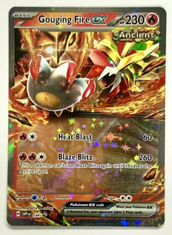 Gouging Fire ex SVP144 Black Star Promo Pokemon Card - Image 1