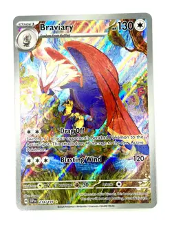 Braviary 214/191 Illustration Rare Surging Sparks Pokemon Holo Near Mint - Image 1