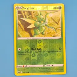 SCYTHER 006/159 COMMON CROWN ZENITH POKEMON REVERSE HOLO LP - Image 1