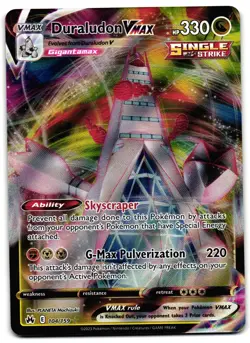 Duraludon VMAX 104/159 - 🌊 Crown Zenith Rare VMAX Pokemon TCG Holo 🖤 - NM - Image 1