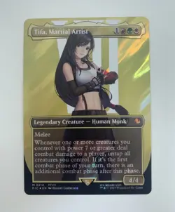 2025 MTG Final Fantasy (Borderless) (Surge Foil) 12 CARD LOT - TIFA! - Image 4