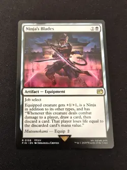 Ninja's Blades - MTG Universes Beyond Final Fantasy - FIN 0108 - NM - Image 1
