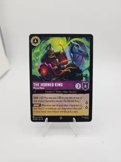The Horned King - Super Rare - Whispers in the Well - LORCANA - 36/204 - Image 1
