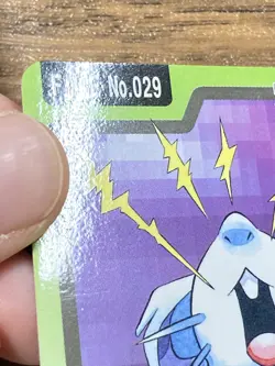 Pokemon Carddass Card Nidoran File No.29 Bandai Pocket Monsters 1997 Japan - Image 4