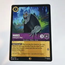 Hades Looking for a Deal 56/204 Legendary Whispers in the Well Lorcana NON FOIL - Image 1