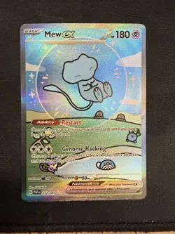 Mew ex Holo Full Art Special Illustration Rare Paldean Fates 232/091 English - Image 1