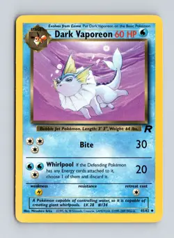 Dark Vaporeon 45/82 Team Rocket Regular - Image 1