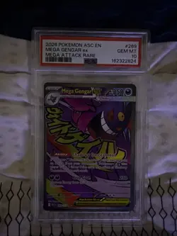2026 POKEMON ASC EN-ASCENDED HEROES MEGA ATTACK RARE #269 MEGA GENGAR EX PSA 10 - Image 1